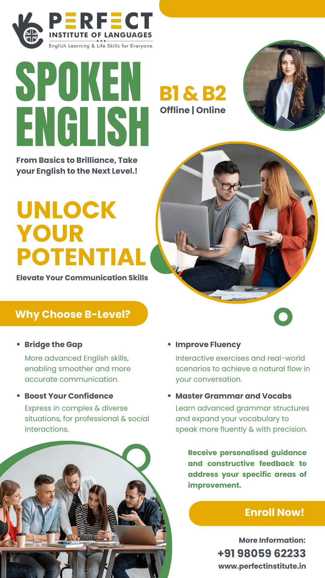 Level B (Intermediate Course)